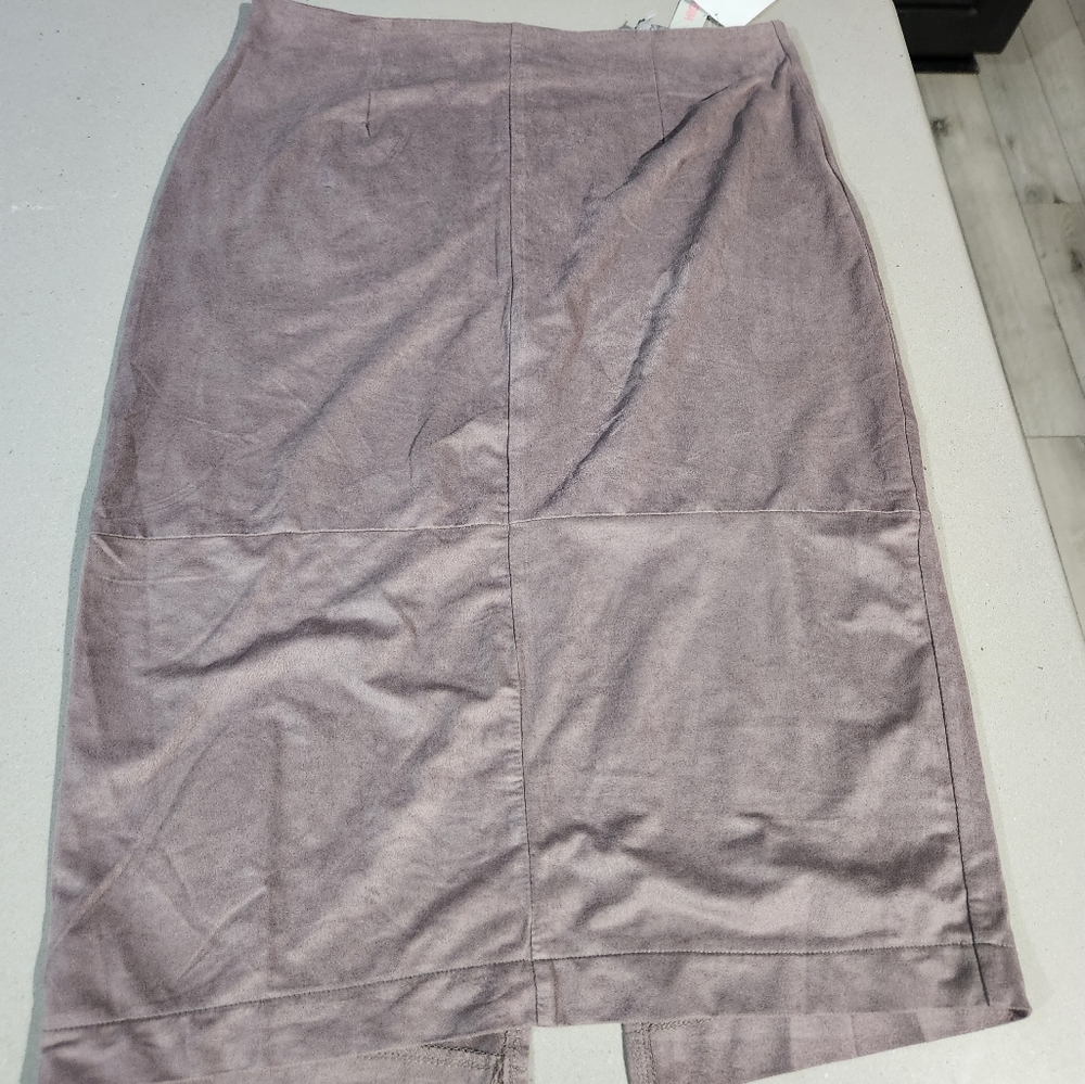 Charlotte Russe Suade Pencil Skirt